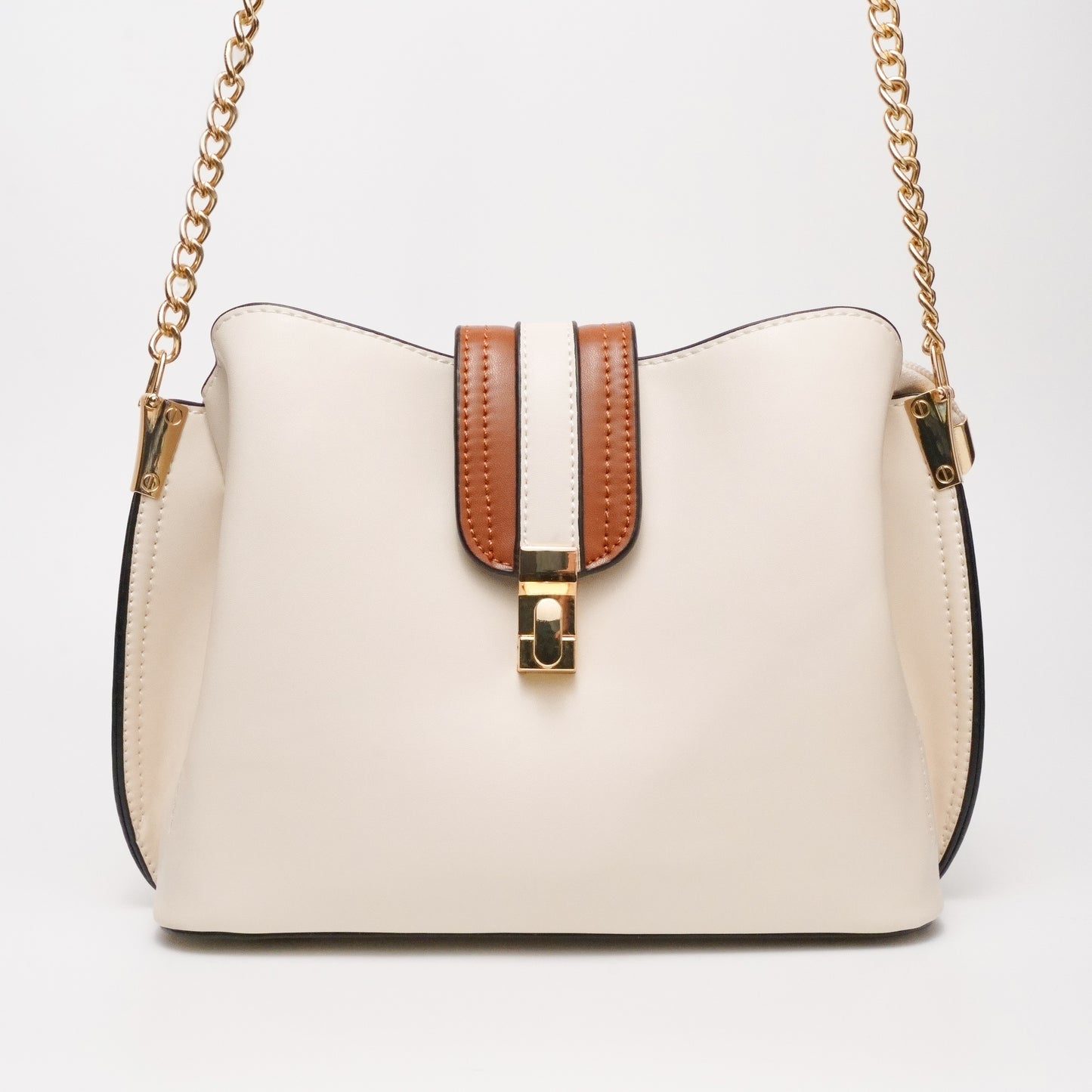 City Faux Leather Crossbody Bag