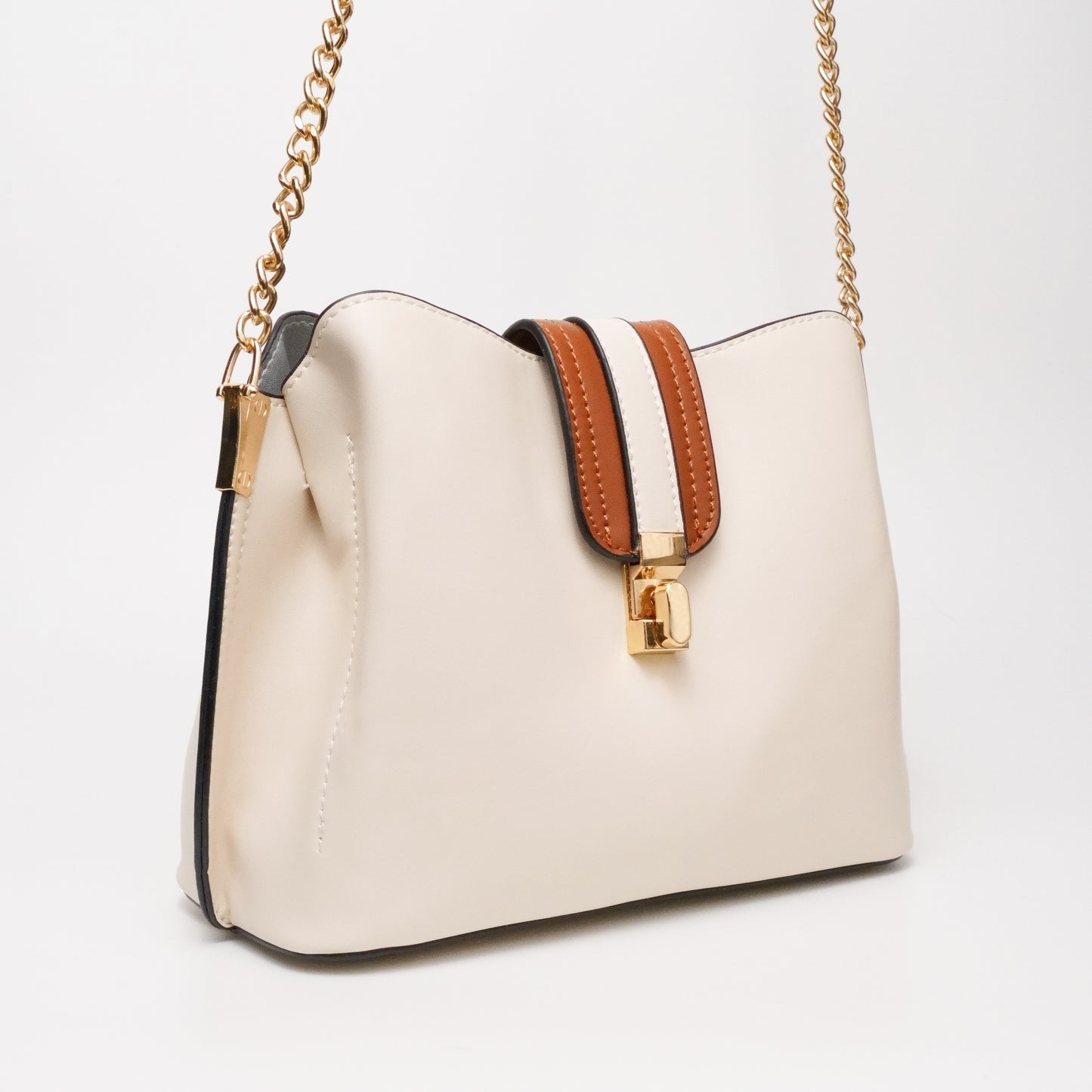 City Faux Leather Crossbody Bag