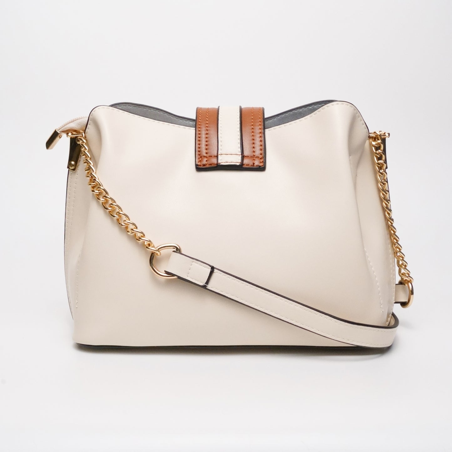 City Faux Leather Crossbody Bag