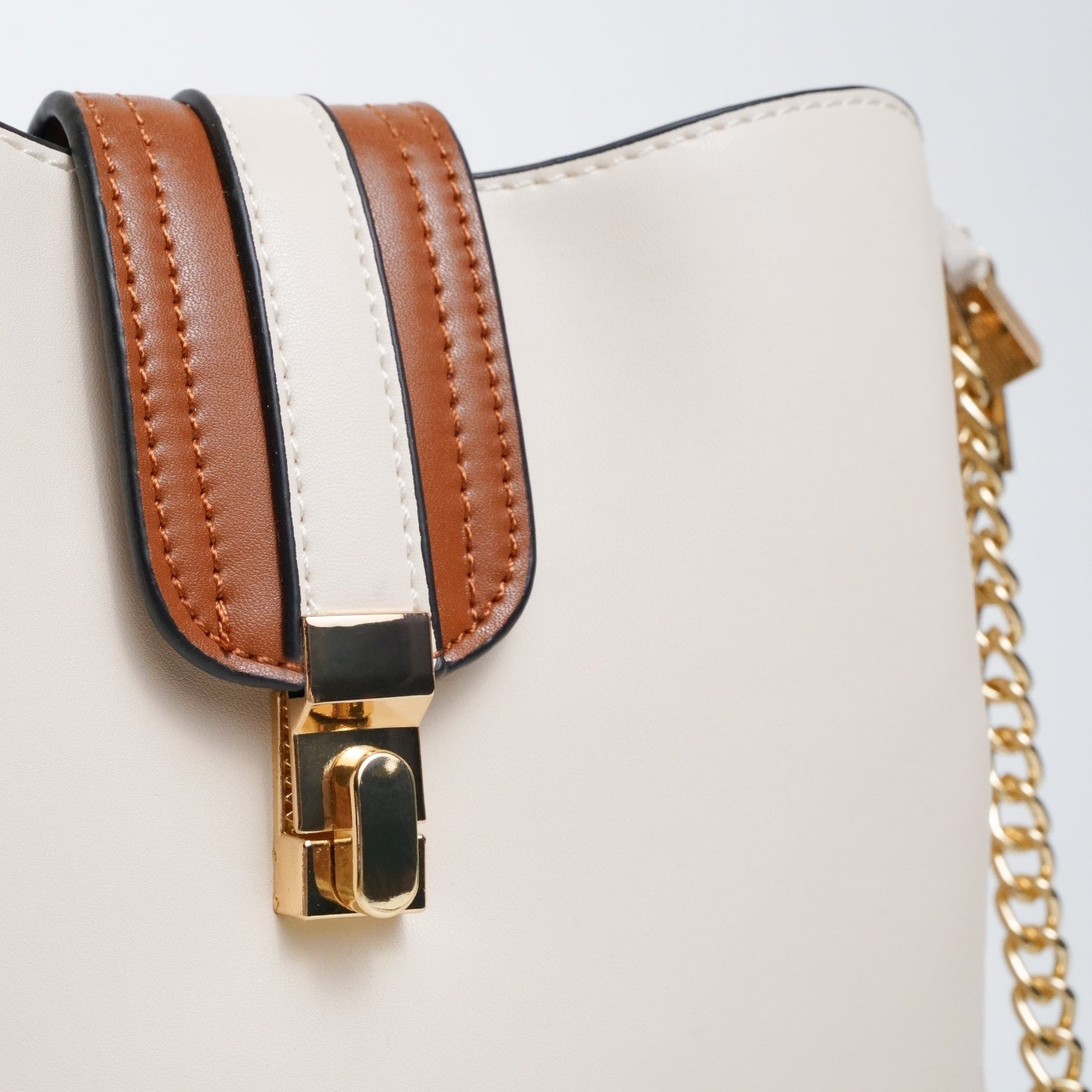 City Faux Leather Crossbody Bag