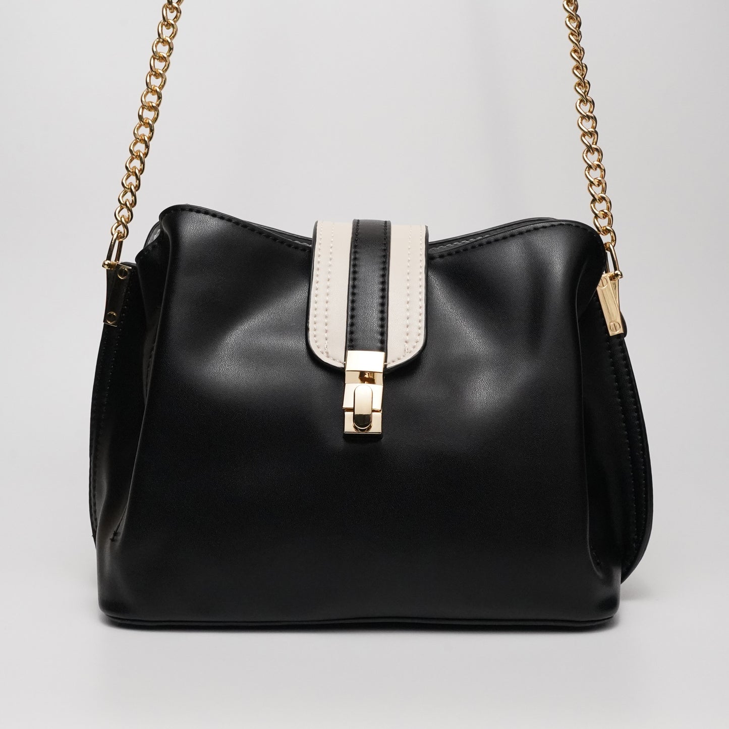 City Faux Leather Crossbody Bag