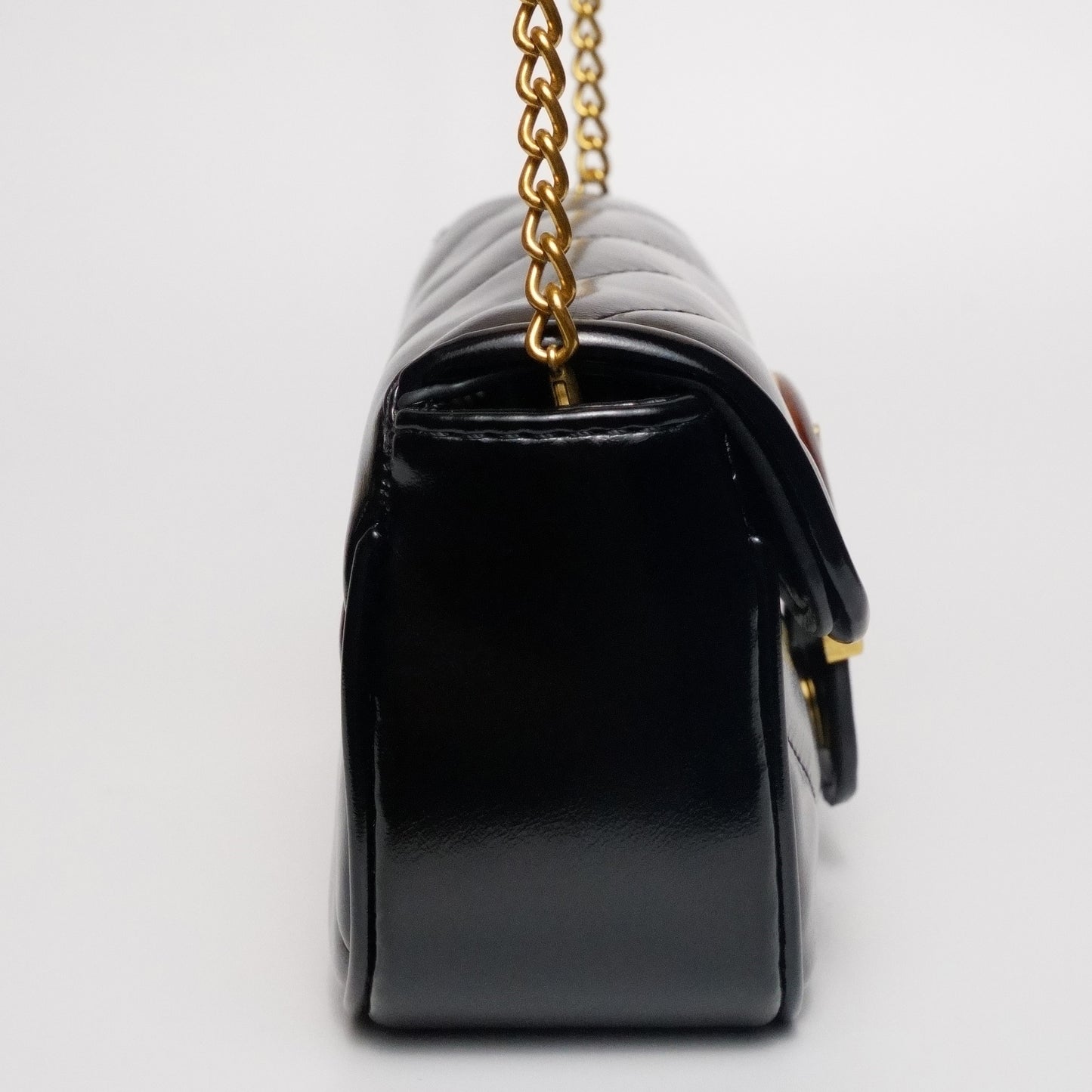 Black Woodie Crossbody Bag